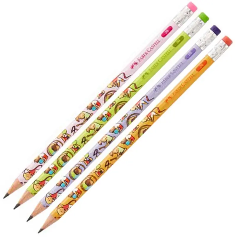 Faber-Castell Jimnastik Silgili Kurşun Kalem 2B x 72 Li Paket