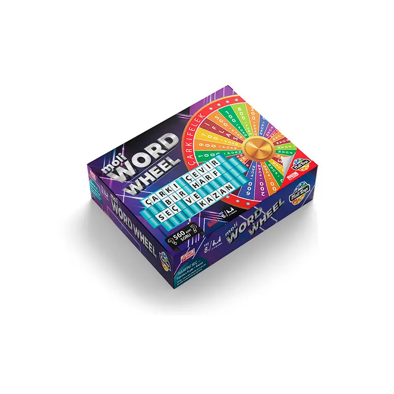 Moli Toys ML-1704 Word Wheel Çarkı Felek Kutu Oyunu