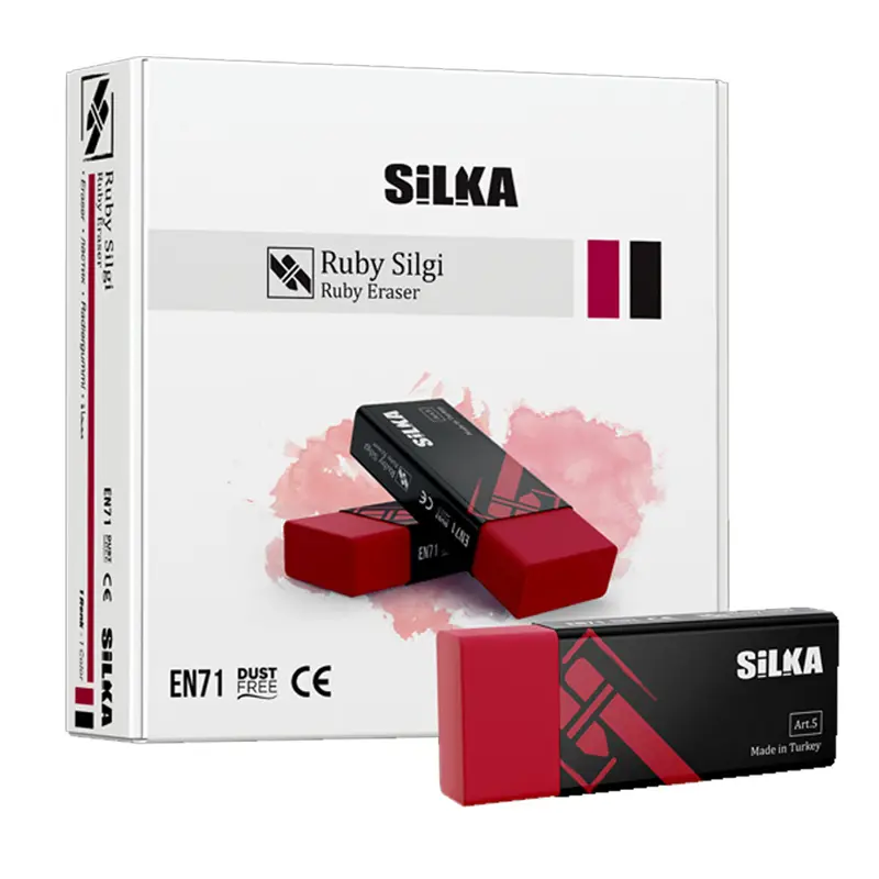 Silka ART59 Ruby Silgi Kırmızı x 30 Lu Kutu