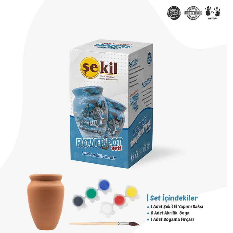 Şekil SKLVSSET Vazo Saksı Seti