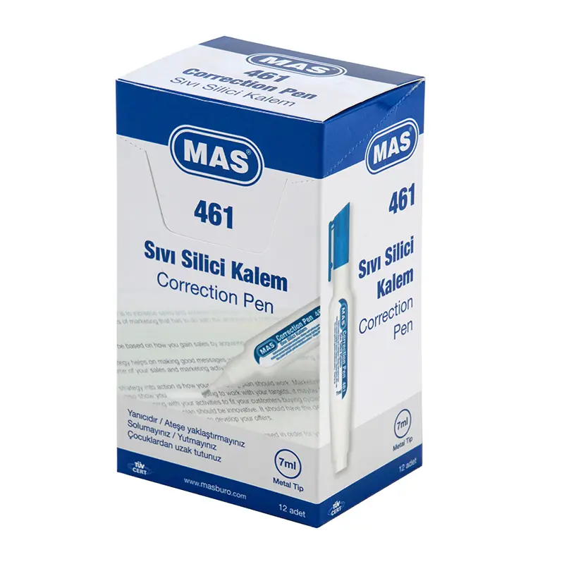 Mas 461 Kalem Tipi Sıvı Silici x 12 Li Kutu