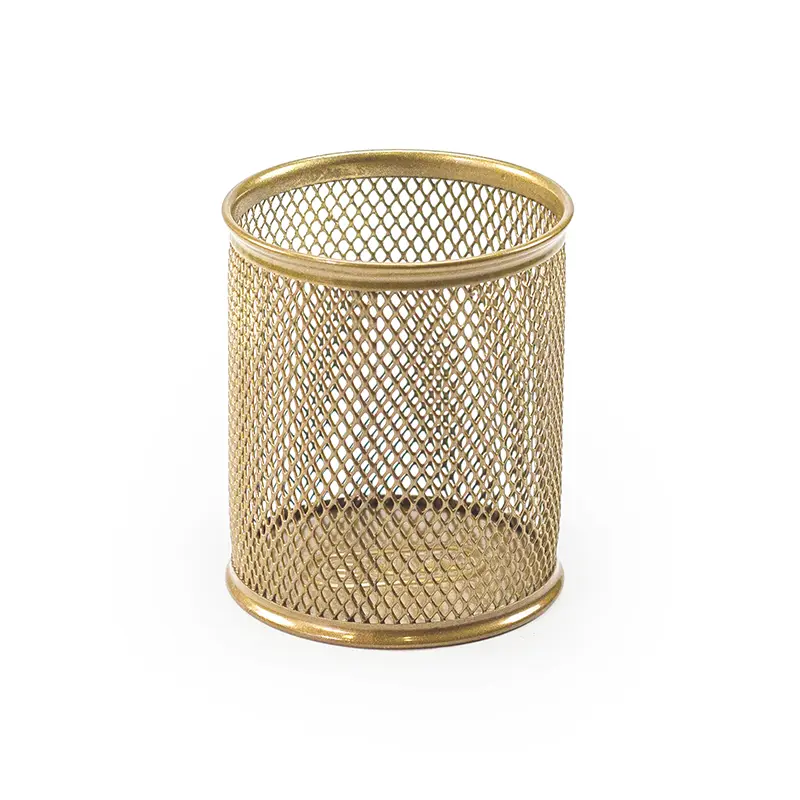 Mas 500 Kalemlik Metal Perforeli Silindir Gold