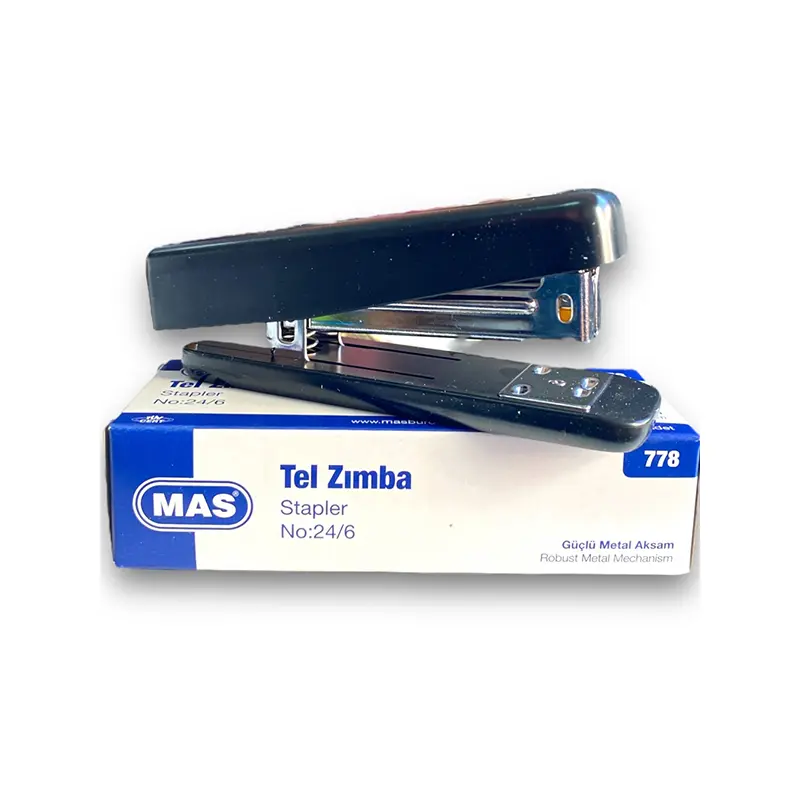 Mas 778 Zımba Makinesi Sturdy L No:24/6 Siyah