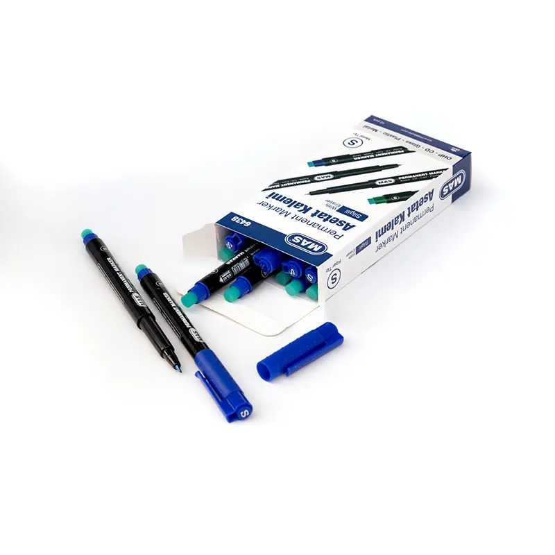 Mas 6438 Asetat Kalemi (S) Seri Mavi x 12 Li Kutu