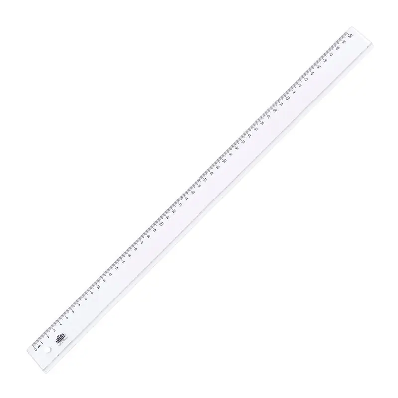 Hatas 0169 Plastik Ekonomik Öğrenci Cetveli 50cm x 25 Li Kutu