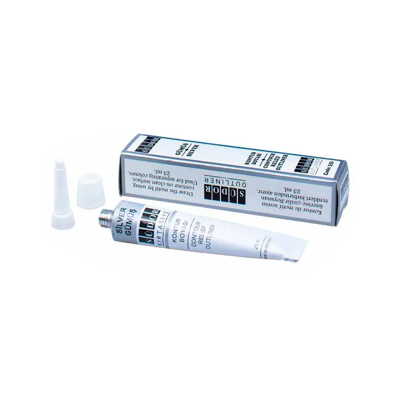 Südor Kontur Boyası Gümüş 25 ML x 24 Lü Paket