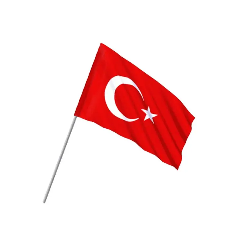 Vatan VT226 Bez Bayrak Sopalı 30cmx45cm x 10 Lu Paket