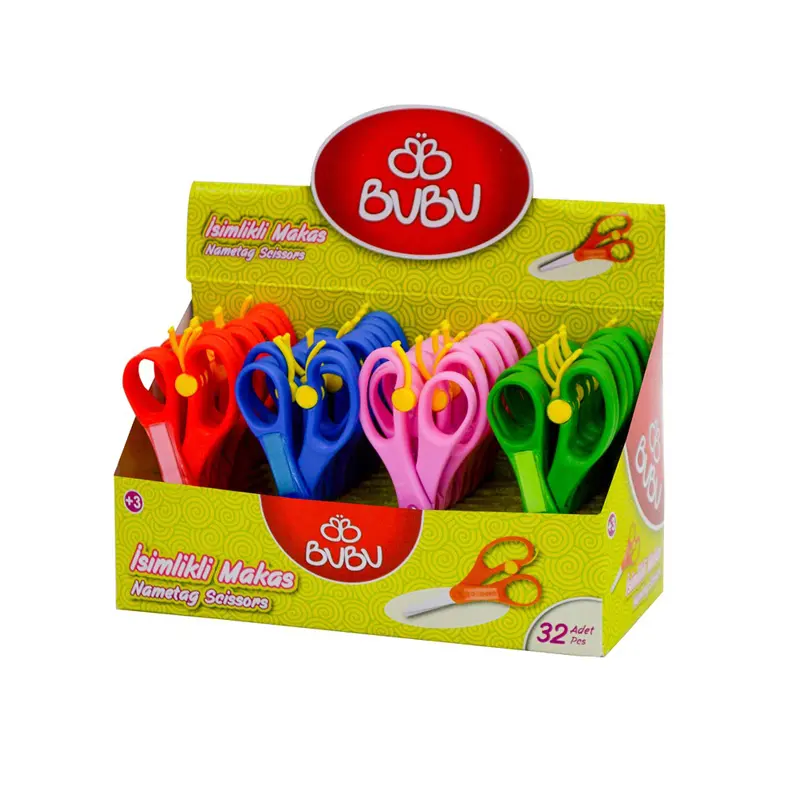 Bu-Bu MK0001 İsimlikli Frenli Makas x 32 Li Stand