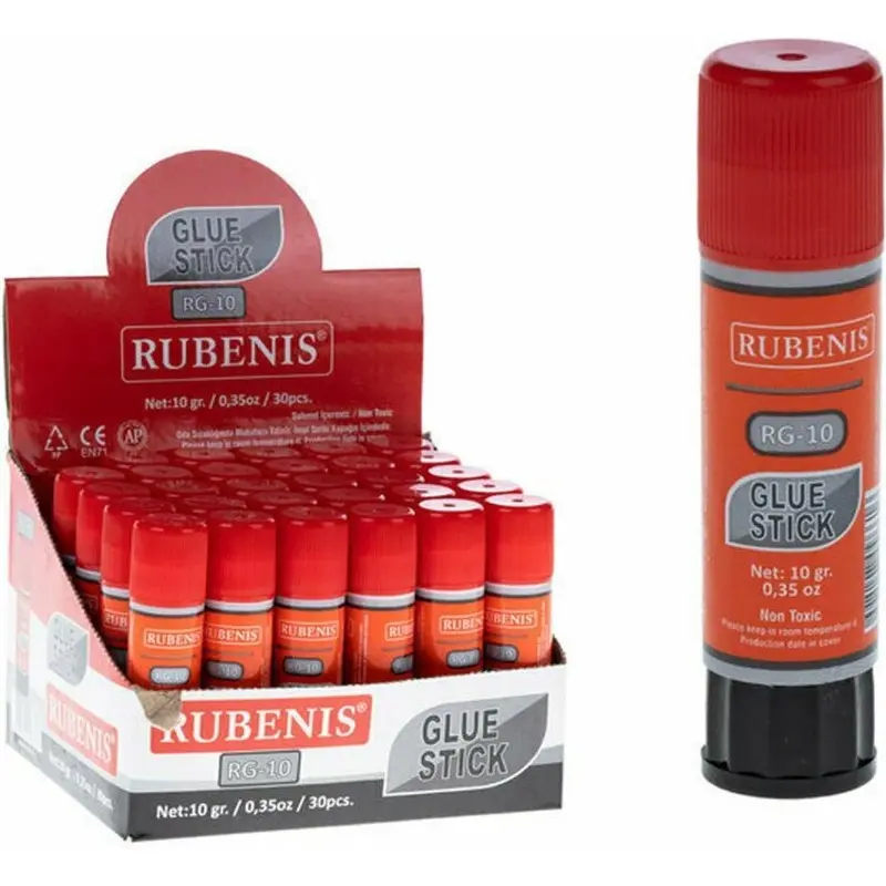 Rubenis RG-10 Stick Yapıştırıcı 10 GR. x 30 Lu Kutu