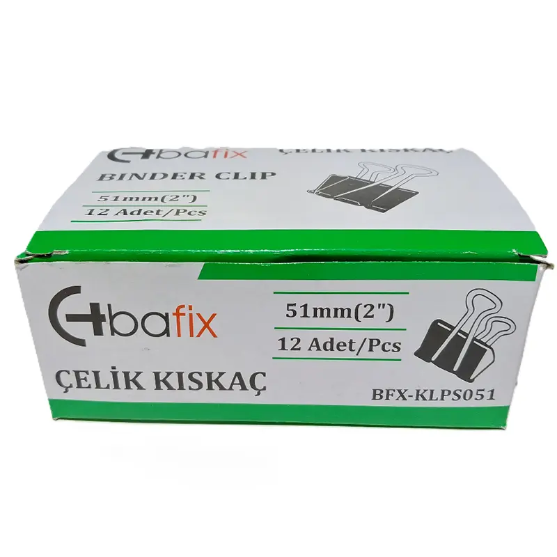 Bafix Klps051 Çelik Kıskaç (Klips) 51mm x 12 Li Kutu