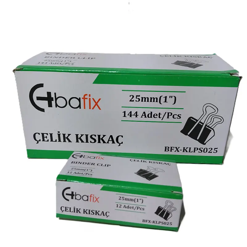 Bafix Klps025 Çelik Kıskaç (Klips) 25mm x 12 Li Kutu