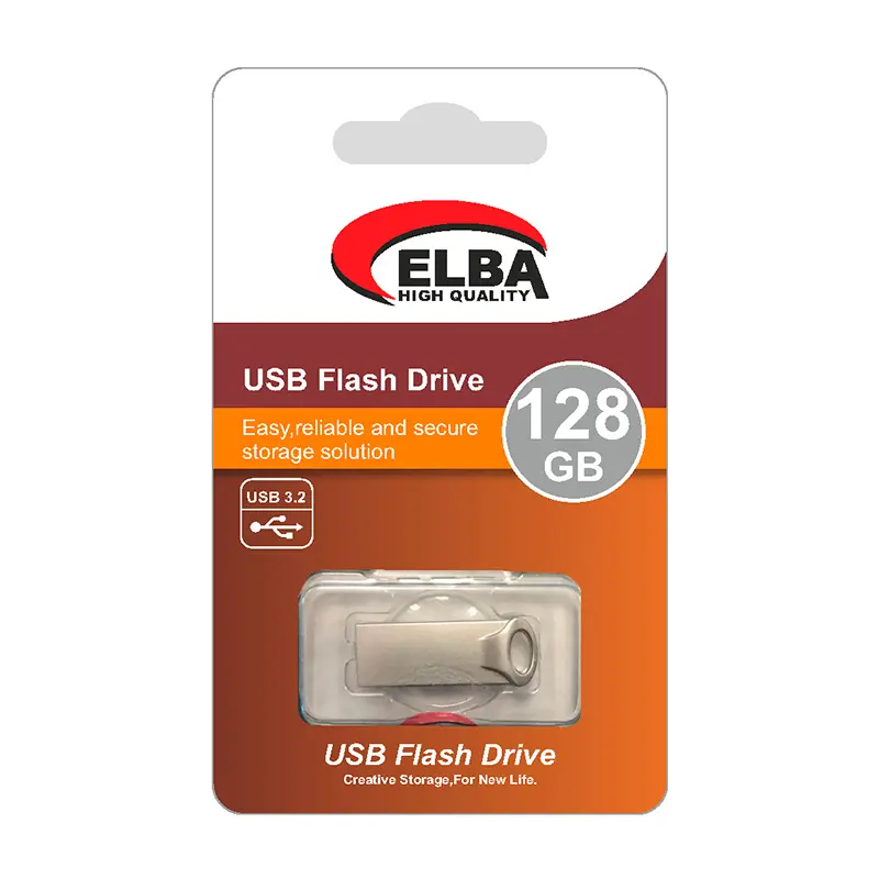 Elba Metal 3.2 USB Flash Bellek 128 GB