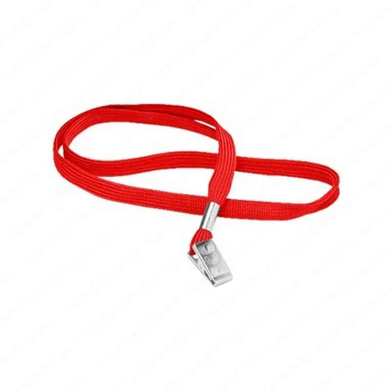 Sarff 15311203 Metal Klipsli Kart Askı İpi Kırmızı x 50 Li Kutu