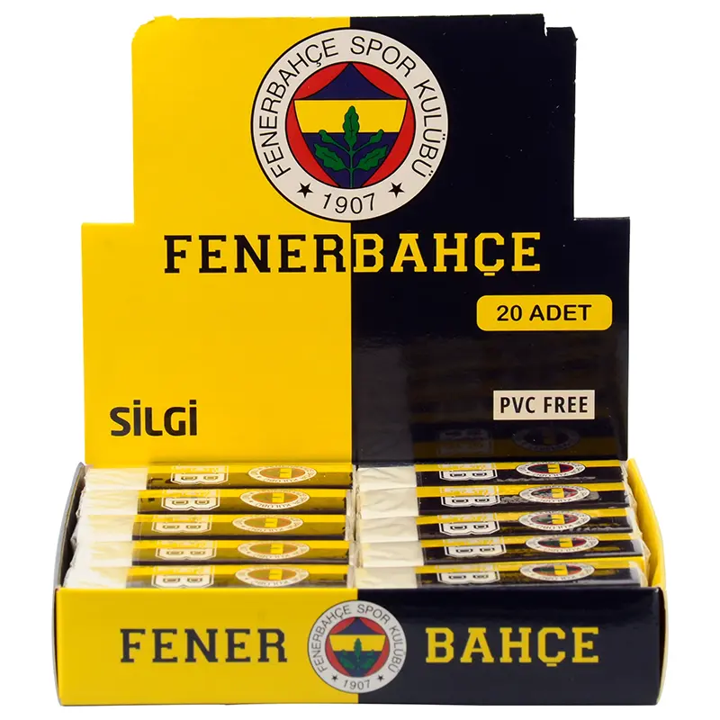 Timon 469337 Fenerbahçe Standart Beyaz Silgi x 20 Li Stand