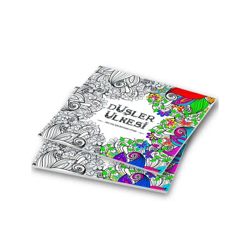 4E Karatay Yayınevi Her Yaş İçin Düşler Ülkesi Boyama Kitabı