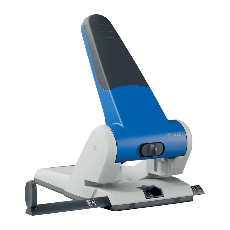 Leitz 5180 Kollu Perfaratör ( Delgeç ) Çelik 65 Sayfa Mavi