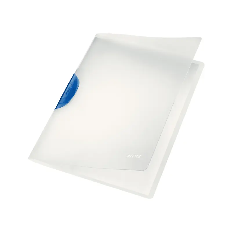 Leitz 4174-00-35 Sıkıştırmalı Dosya ColorClip Sırttan Klips 30 Sayfa Mavi 6 Lı Paket