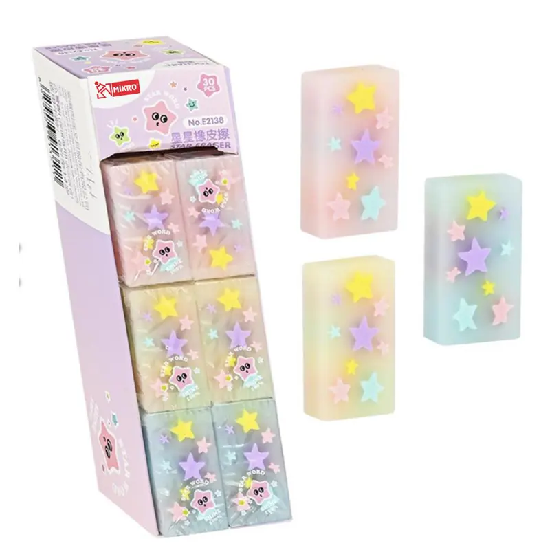 Mikro E2138 Star Eco Pvc Silgi 30 Lu Paket