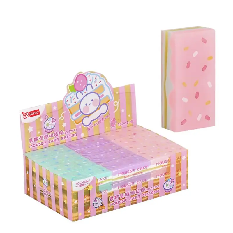 Mikro E2201 Muse Cake Eco Pvc Silgi 36 Lı Paket