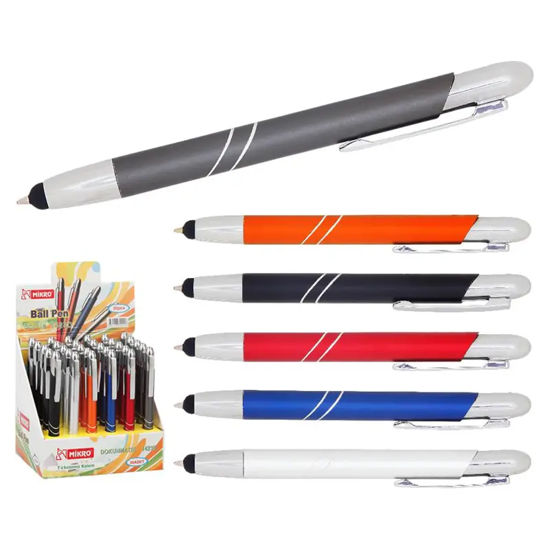 Mikro BP-1423D Metal Tükenmez Kalem 36 Lı Stand