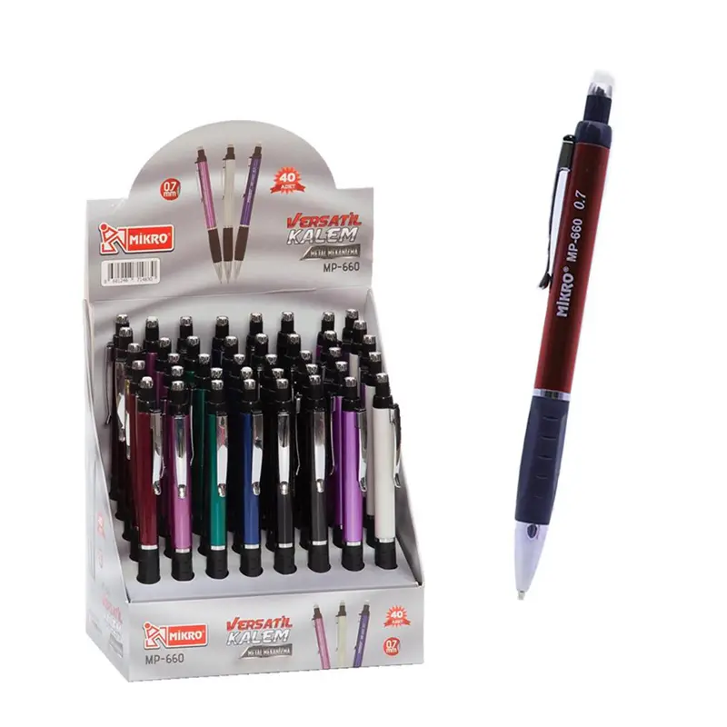 Mikro MP-660 Versatil Kalem 0.7mm 40 Lı Stand