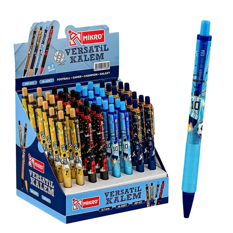 Mikro 511-48 Versatil Kalem 0.7mm 48 Li Stand