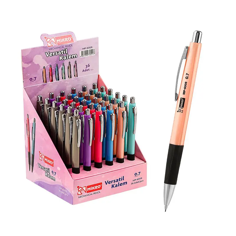 Mikro 6008-36 Versatil Kalem 0.7mm 36 Lı Stand