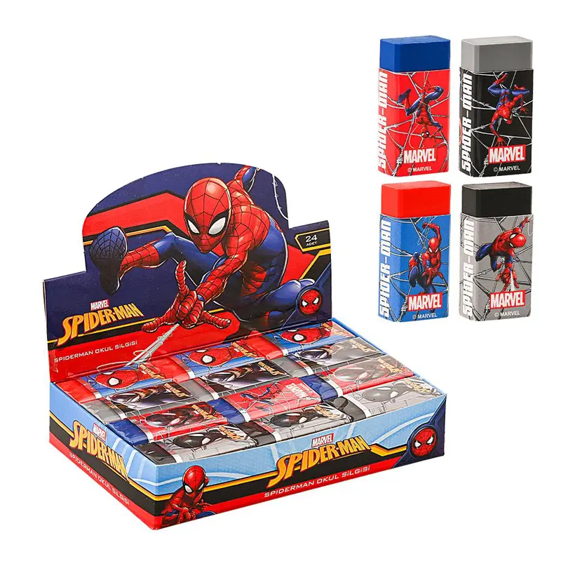 Otto 40374 Spiderman Dikdörtgen Silgi 24 Lü Paket