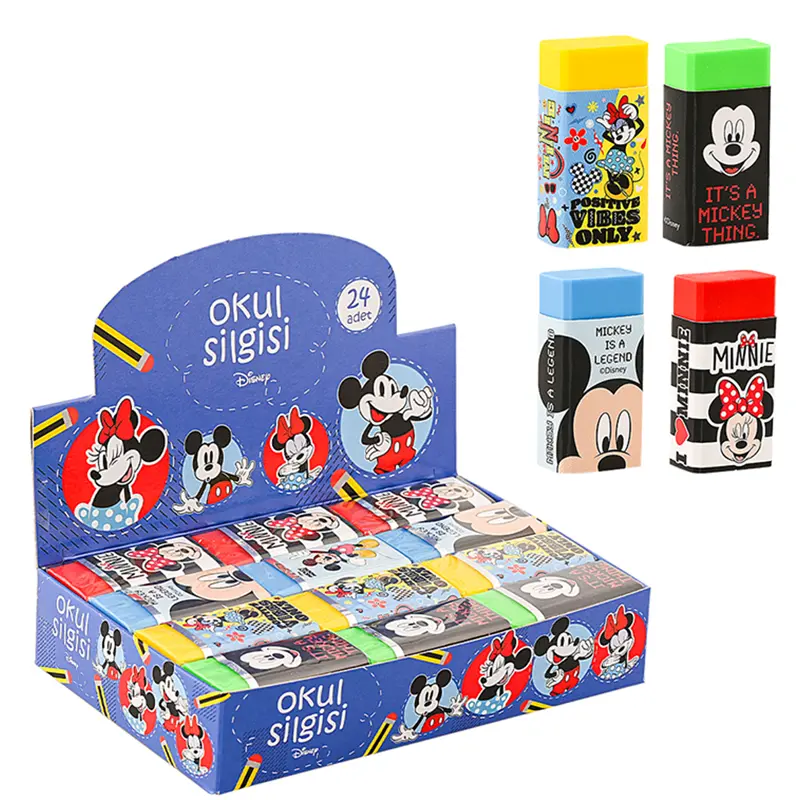 Otto 40385 Minnie Baskılı Silgi 24 Lü Paket