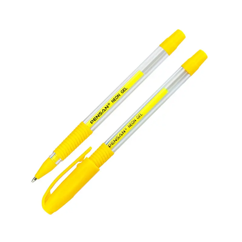 Pensan 2290 Jel Tükenmez Kalem 1.0mm Neon Sarı 12 Li Kutu