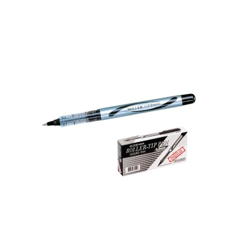 Aihao AH2000A Bilye Uç Roller Kalem 0.5mm Siyah 12 Li Kutu