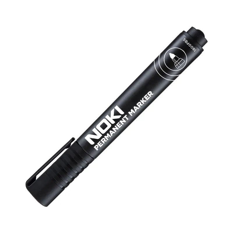 Noki 1800PBS Yuvarlak Uç Markör Siyah 12 Li Kutu