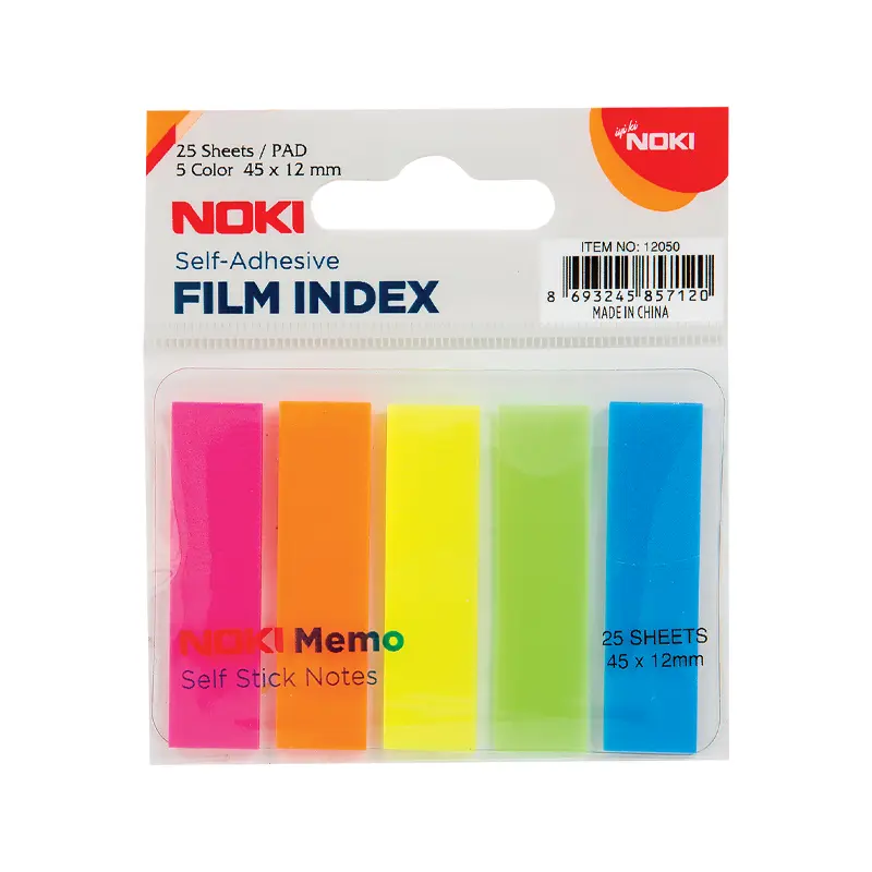Noki 12050 Memo Film İndex 45mmx12mm 5 Renk x 48 Li Kutu