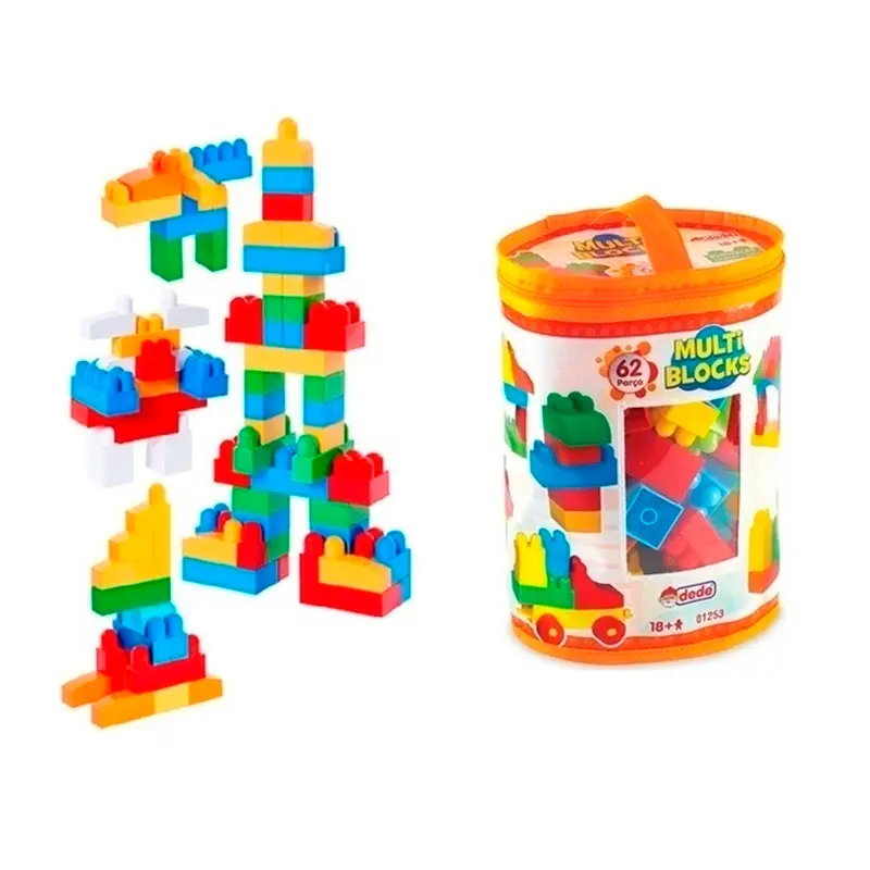 Dede 01253 Oyuncak Multi Blocks 62 Parça
