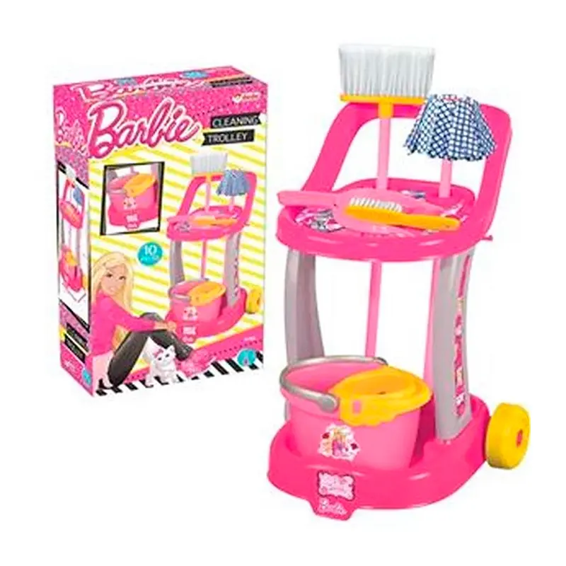 Dede 01970 Oyuncak Barbie Temizlik Arabası