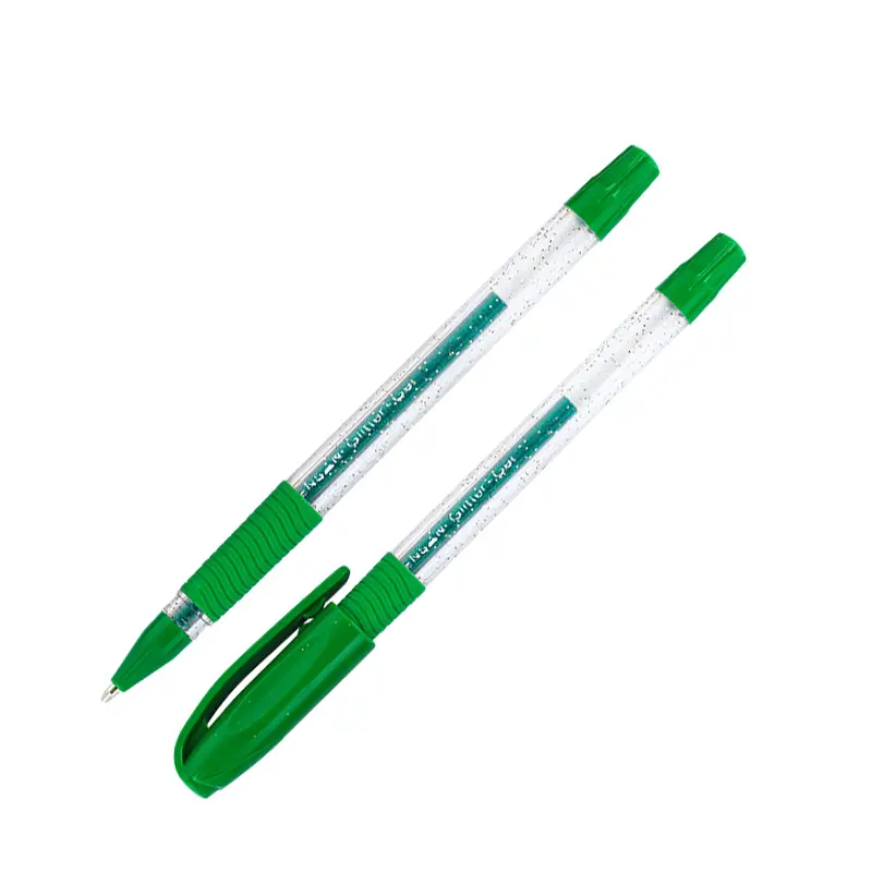 Pensan 2280 Simli Jel Tükenmez Kalem 1.0mm Yeşil 12 Li Kutu