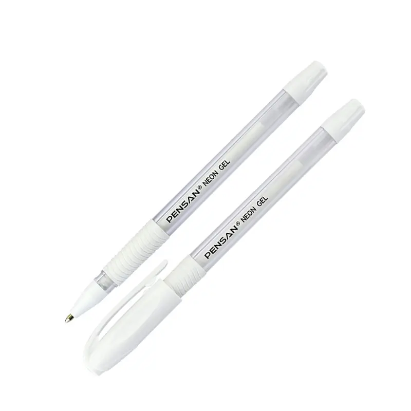Pensan 2290 Jel Tükenmez Kalem 1.0mm Neon Beyaz 12 Li Kutu