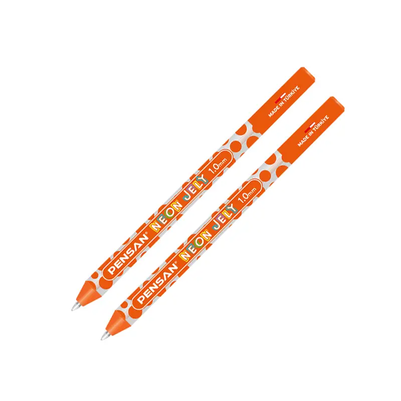 Pensan 2801 Jely Neon Jel Kalem 1.0mm Turuncu 12 Li Kutu