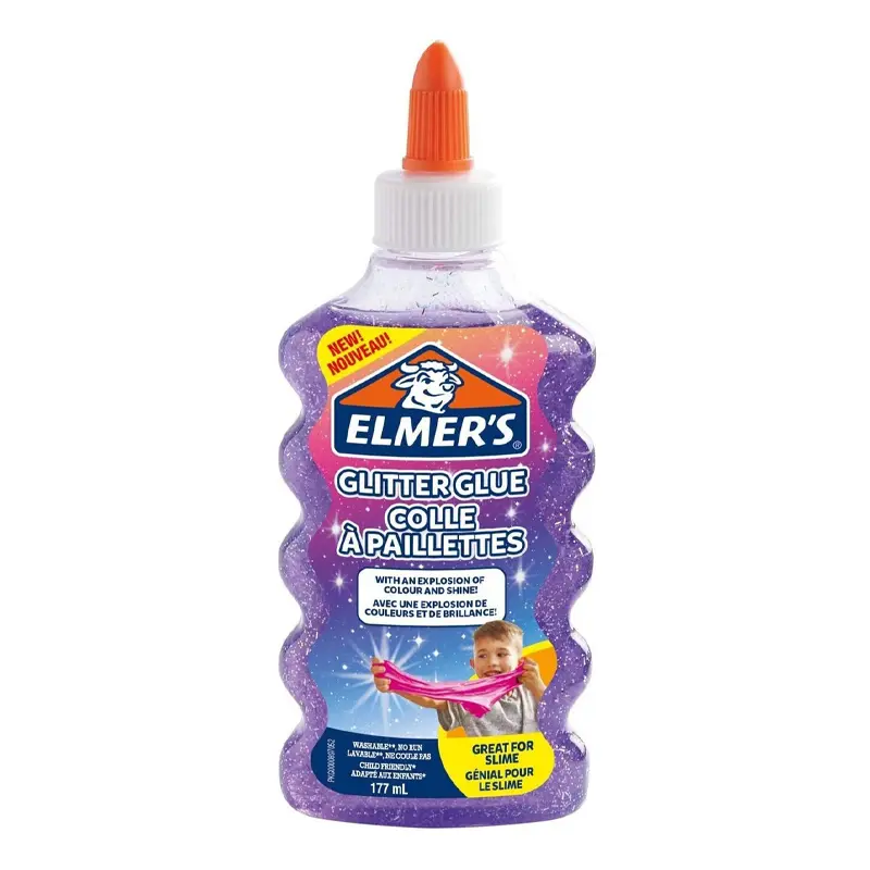Elmers 2077253 Simli Yapıştırıcı 177 ML Mor x 3 Lü Paket