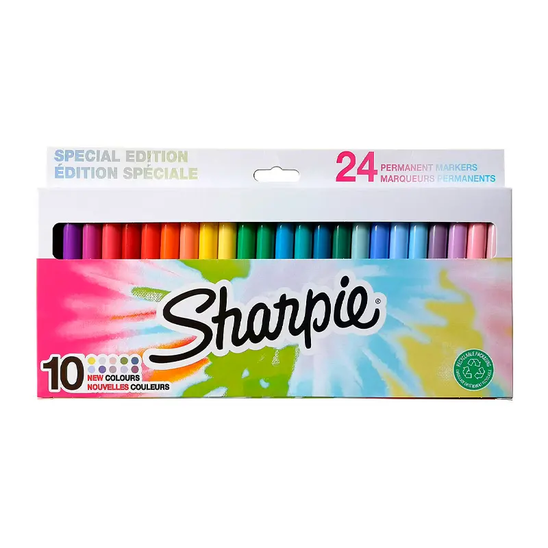 Sharpie Fine Uf Permanent Markör 24 Renk Karışık