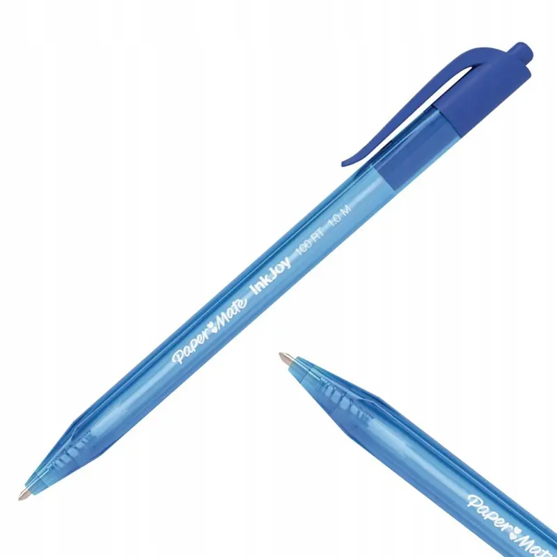 Paper Mate S0957040 Inkjoy 100 RT Basmalı Tükenmez Kalem 1.0mm Mavi x 20 Li Kutu