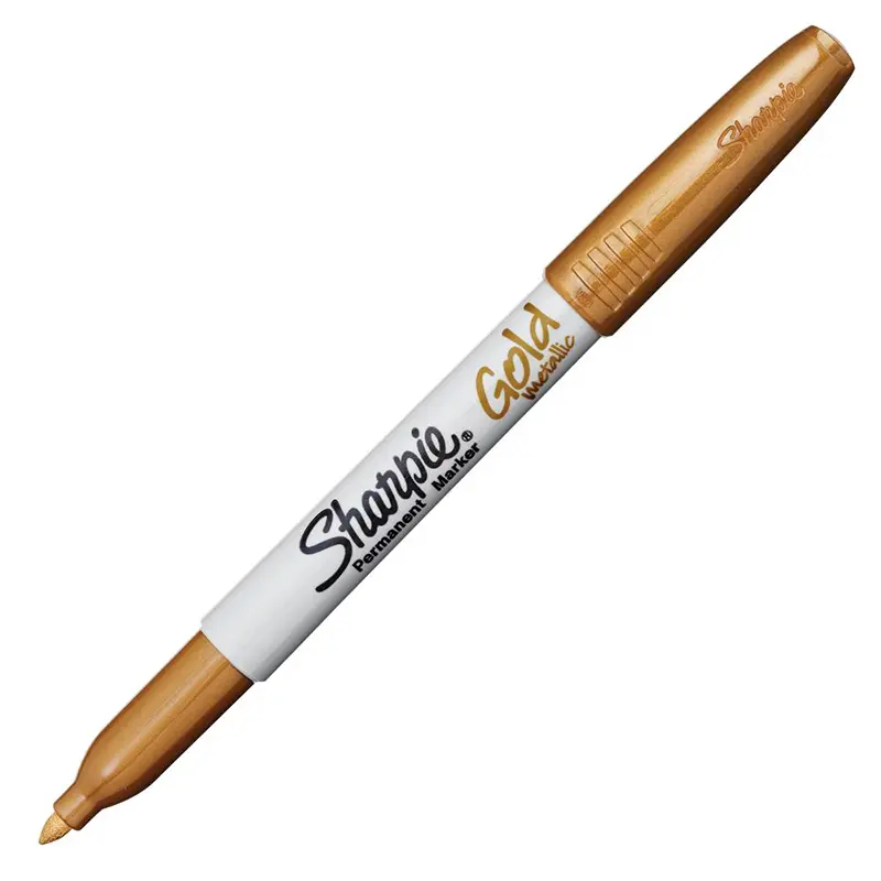 Sharpie 1849111 Markör Boya Metalik Altın x 12 Li Kutu