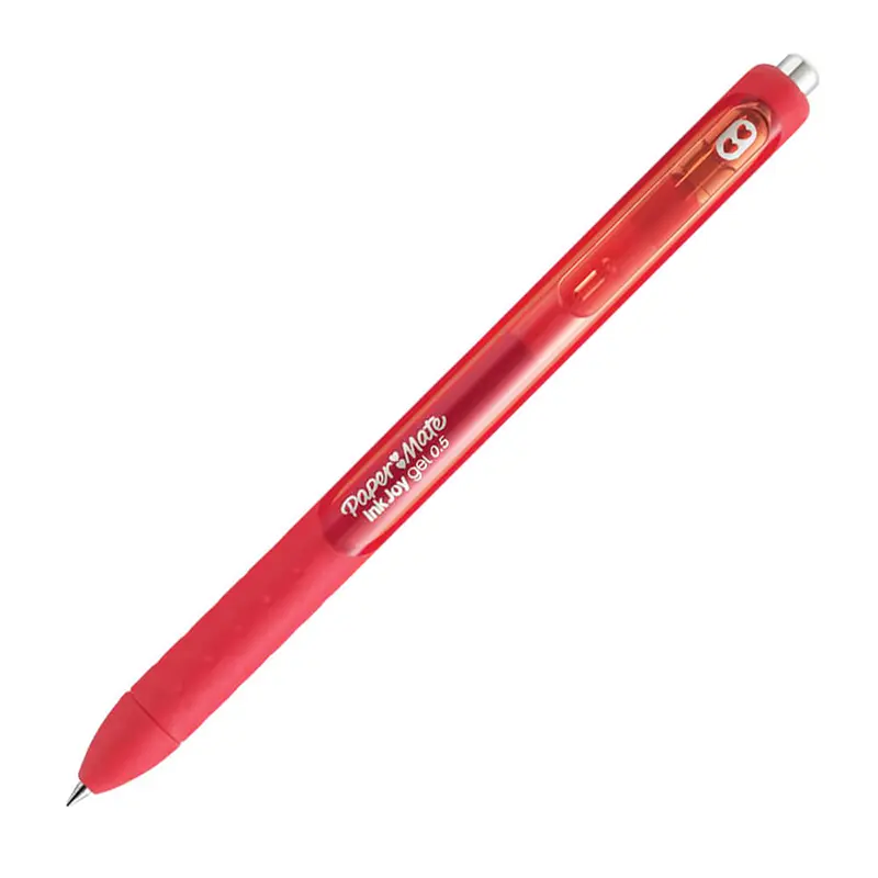 Paper Mate 1957056 Inkjoy Gel Üstten Basmalı Jel Kalem Kırmızı x 12 Li Kutu