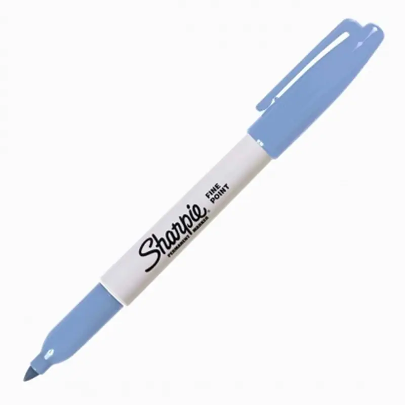 Sharpie 1785163 Permanent Fine Markör Açık Mavi x 12 Li Kutu