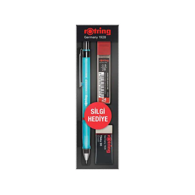 Rotring RO-VK05 Visuclick Okul Seti Versatil + Min + Silgi 0.5mm Mavi