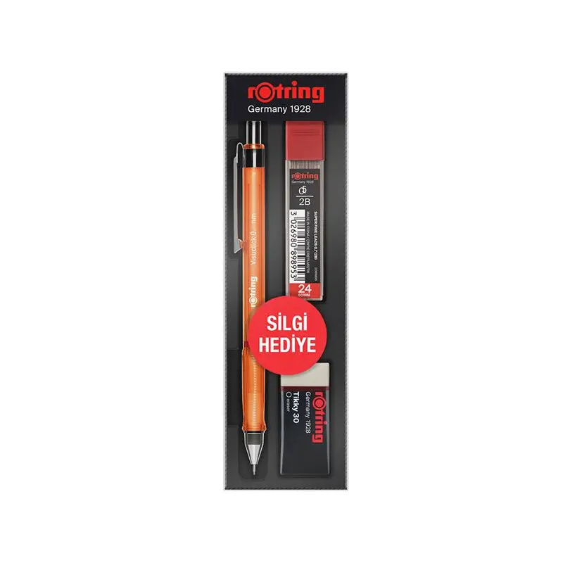 Rotring RO-VK05 Visuclick Okul Seti Versatil + Min + Silgi 0.5mm Turuncu