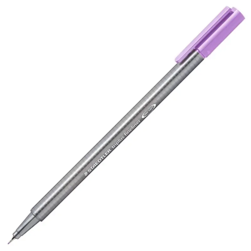 Staedtler 334-62 Triplus Üçgen Fineliner 0.3mm Lavanta x 10 Lu Paket