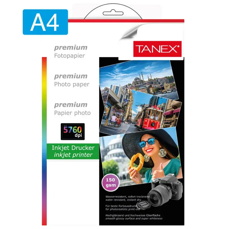 Tanex Fotoğraf Kağıdı A4 150 Gr. 25 Li Paket