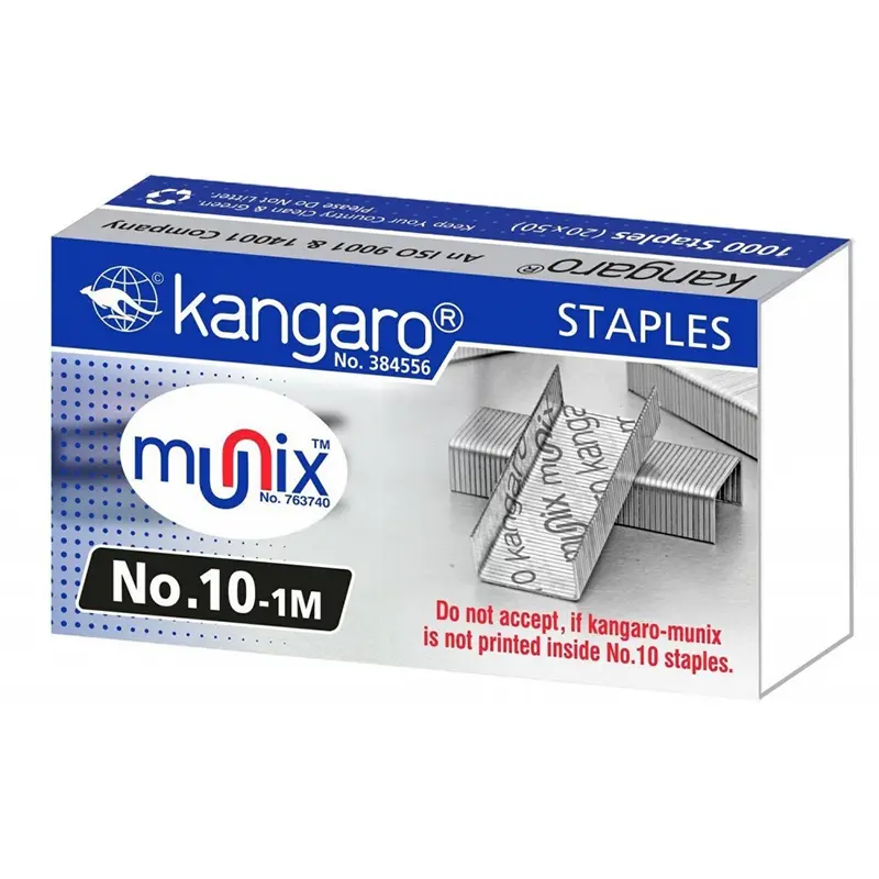 Kangaro 384556 Zımba Teli No:10 Metalik 1000 Li Kutu x 20 Li Paket
