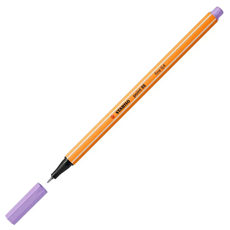 Stabilo 88/59 Point 88 İnce Uçlu Keçeli Kalem 0.4mm Açık Lila x 10 Lu Kutu